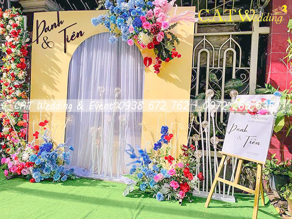 Backdrop cưới giá rẻ tại quận Tân Bình