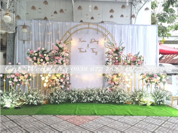 Backdrop đám cưới đẹp giá rẻ quận Tân Bình