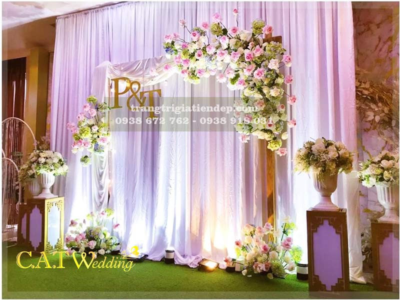 Cho thuê backdrop đám cưới giá rẻ tại quận Bình Tân