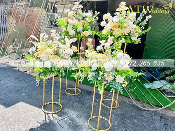 Bán trụ hoa trang trí đám cưới giá rẻ tại TPHCM