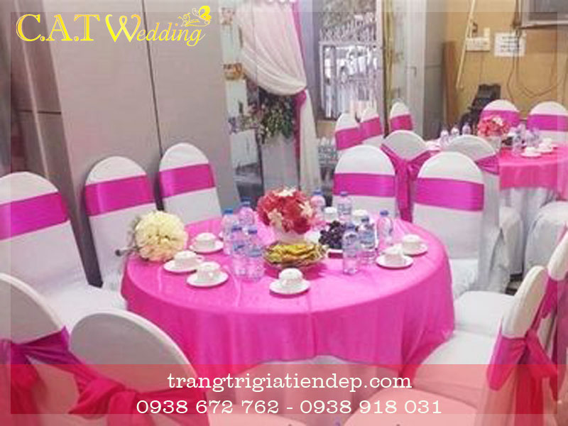 Cho thuê bàn ghế đám cưới giá rẻ tại quận Tân Bình