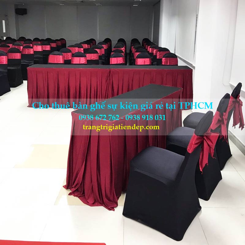 Cho thuê bàn ghế hội nghị quận Tân Bình