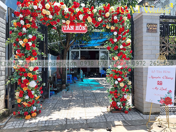 Cho thuê cổng hoa cưới tại quận Bình Tân