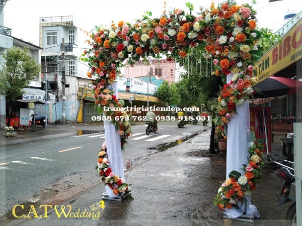 cổng hoa cưới đẹp