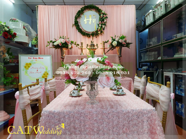 dịch vụ trang trí cưới hỏi giá rẻ tại quận Bình Tân