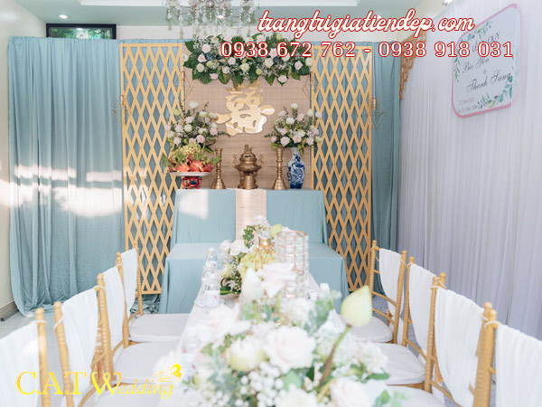 Trang trí đám cưới với hoa sen đẹp tại TPHCM