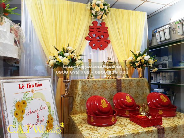 trang trí đám cưới tại nhà giá rẻ tại quận Tân Bình