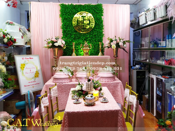 Trang trí đám cưới tại nhà giá rẻ tại quận Bình Tân