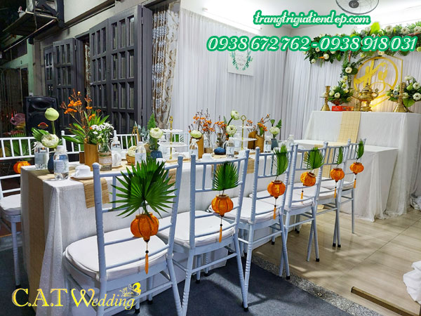 Trang trí đám cưới với hoa sen giá rẻ tại TPHCM